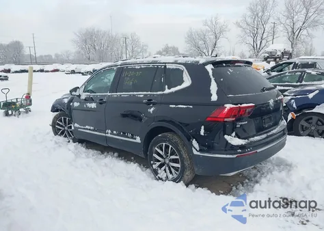 2018 Volkswagen Tiguan 2.0T Se/2.0T Sel из США, поврежденный, VIN 3VV2B7AX9JM170896